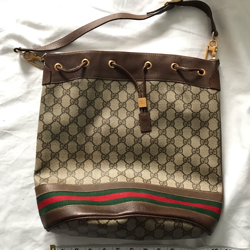 Authentic Vintage Gucci Bucket Bag